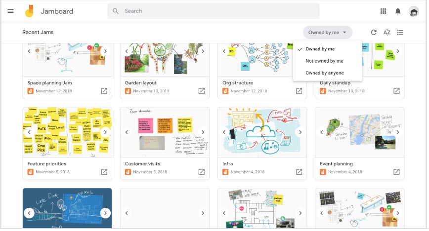 Remote Working Apps_Google Jamboard